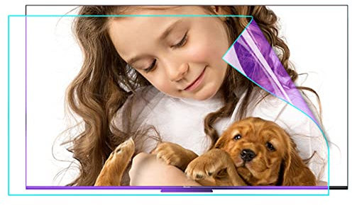 Protecteur D'écran De Télévision, [Lumière Ant-Bleu] [Anti-Éblouissant] [Anti-Rayures] [Mat] Film Protecteur Protection Des Yeux Réduire La Fatigue Oculaire Pour TV Moniteur LCD,65 (1440*809)