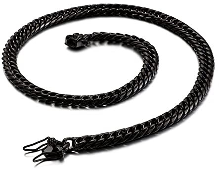 AMDXD Friendship Bracelet, Simple Cuban Chain Bracelet Fashion Man, 55cm, No Gemstone
