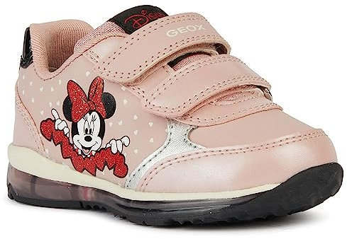 Geox B Todo Girl, Scarpe da Ginnastica Bimba 0-24, Rosa Antica, 20 EU