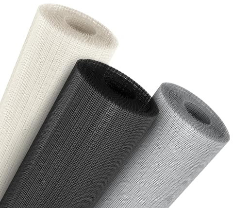 Onpira® Fliegengitter Meterware Weiß 120x120cm – Fiberglas Fliegennetz für Fenster & Türen – Katzensicher & 10x Reißfester – Insektenschutz Mückennetz Zuschneidbar UV-beständig
