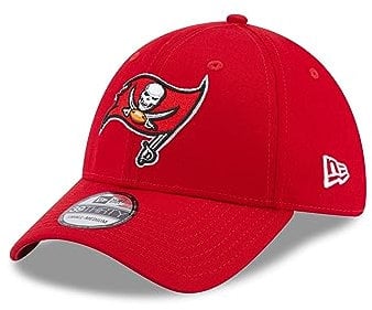 New Era Tampa Bay Buccaneers American Football Cap rot Teamlogo Fanaccessoire Kappe - M-L