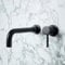 Apres Wall Mounted Basin Mixer or Bath Filler Matt Black | Wall Mounted Bathroom Sink Tap | Wall Mounted Bath Filler Tap | Matt Black Finish | Noir Tap
