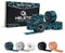 HELETIC Sporttape 3,8cm x 10m Athlete Edition - unelastisches starres Tape mit extra starker Klebkraft, leicht abreißbar & wasserabweisend (Blue Matrix, 6 Rollen)