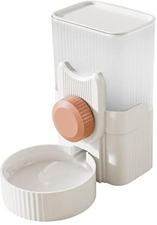 Distributeur Eau Lapin 1000ml, Abreuvoir Automatique Suspendu Anti-Goutte pour Lapin, Cochon d'Inde, Chinchilla, Hérisson, Furet