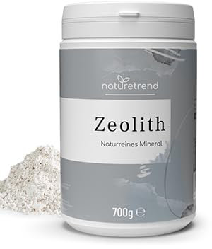 naturetrend Zeolith Pulver 700g - Naturrein mit 94% in Premium-Qualität - Extra fein gemahlen Reines & naturbelassenes Vulkangestein