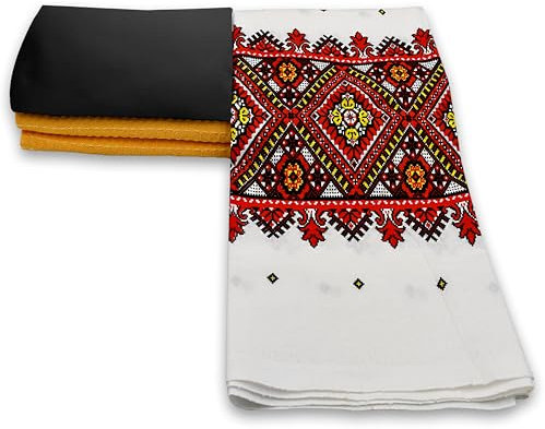 Virginia Tex baumwollstoff-Set 3 Stück 60 x 150 cm Tex Standard 100 in verschiedenen farben waffelpique-stoff und 2 x baumwollstoff meterware 100% baumwolle stoffe zum (traditionell mehrfarbig)