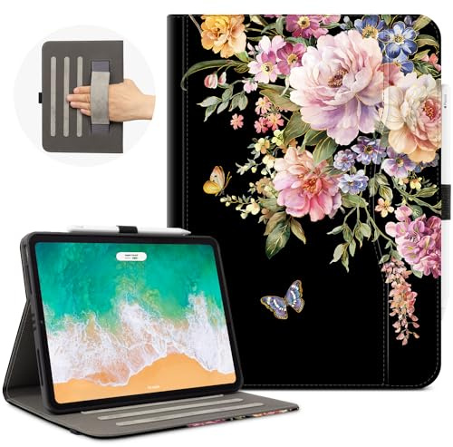 Vimorco Schutzhülle für iPad Pro 11 Zoll der 4. / 3. / 2. / 1. Generation, kompatibel mit iPad Air der 5. / 4. Generation, Schutzhülle für iPad Pro 11, Schutzhülle für iPad Air 10,9 Zoll mit Ständer