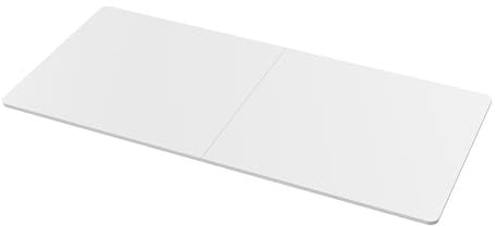 pro.tec Tischplatte Kirkkonummi Schreibtischplatte Bürotischplatte Tischfläche für Schreibtisch Arbeitsplatte Massivholzplatte 160x75 cm Weiß