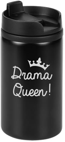 Drama Queen, tazza termica da viaggio con incisione laser divertente