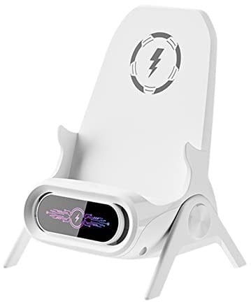 Portable Mini Chair Wireless Charger Supply For All Phones Wireless Charging Station Phone Stand Bracket With Musical Speaker Function