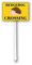 Horienteeon Igelkreuzungsschild mit Pfahl, Igelhofschild, Sicherheitsschild, 20,3 x 30,5 cm, Straße, Bauernhof, Zoo, Wildtiere, Tier, rostfrei, Outdoor-Aluminium-Dekorationen für Zuhause, Garten,