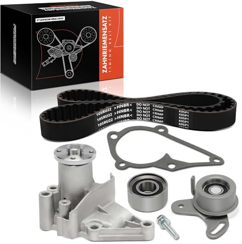 Frankberg Zahnriemensatz Kompatibel mit Accent III MC 1.4L 1.6L 2005-2010 | Kompatibel mit Accent II LC 1.5L 1.6L 1999-2005 Coupe GK 1.6L 2002-2009 Rio II JB 1.4L 1.6L Benzin 2005-2011