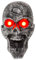 Totenkopf Spinne Türklingel- Halloween Skelett Klingel mit Licht und Sound