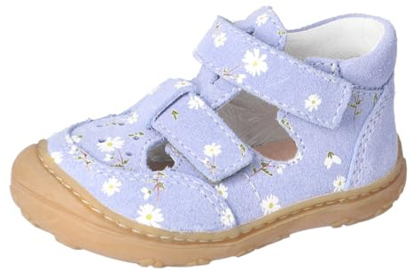 RICOSTA Mädchen Kletthalbschuhe ENI, Kinder Lauflernschuhe, Weite: Mittel, lose Einlage, Klettschuhe, Sneaker, Klettverschluss, luce (130), 23 EU