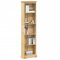 Juroupi Bücherregal Corona 46x20x170 cm Bookshelf Regale Wohnzimmer BüRoregal BüCherregal Massivholz Kiefer
