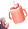 Sippy Cup for Adults, Non Spill Cups for Elderly, Beakers for Elderly with Handle and Gravity Ball Straw, Adult Drinking Cup for Elderly Non Spill for Disabled Patients and Pregnant Women (280 ml)