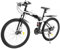 SYNCMH 26 Zoll Mountainbike Klappbar, Doppelscheibenbremse, 21 Gang-Schaltung Fahrräder, MTB Fahrrad für Jungen, Mädchen, Damen & Herren