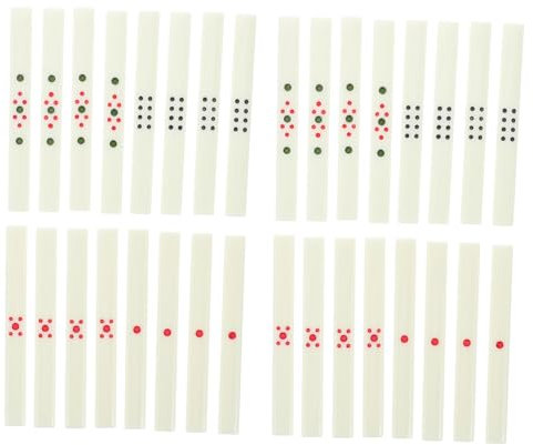 Abaodam 88pièces Accessoires De Mahjong Chinois Bâtons De Comptage Mise pour Jeux Et Compétitions Ensemble Complet pour Amateurs Et Salons De Mahjong