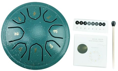 Stahlzungentrommel 4 5 Zoll 8 Noten Handpan Schlagzeug Percussion Instrument Musik Drum Mit Schlägelhallen Für Erwachsene
