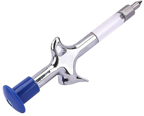 HOUSON Precision Grease Gun for Bicycles - 175mm Aluminum Grease Gun with 13mm Universal Thread | for Bottom Brackets/Headset/Hubs | Ergonomic One-Hand Operation