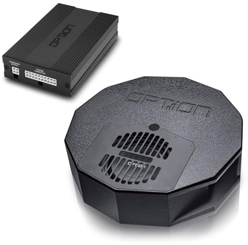 Option DSP-Soundupgrade V2 kompatibel mit Skoda Octavia III (Typ 5E) - 100% Plug & Play Soundsystem mit DSP-Verstärker & Reserverad-Subwoofer