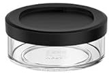 Mepal - Müslibecher Abteil Ellipse - Müslibecher To Go - Platz für Snacks und Toppings - Einfachen Drehbewegung öffnen - Spülmaschinengeeignet - 200 ml - Nordic black
