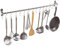 Alicemall Sliding Hooks Wall Mounted Hanging Kitchen Rail, 304 Stainless Steel, Pot Pan Bar Rack, Hanger Hooks for Kitchen Tools, Pan(80cm)