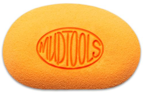 Mudtools Orange Absorbent MudSponge, Pottery Sponge for Wheel Throwing