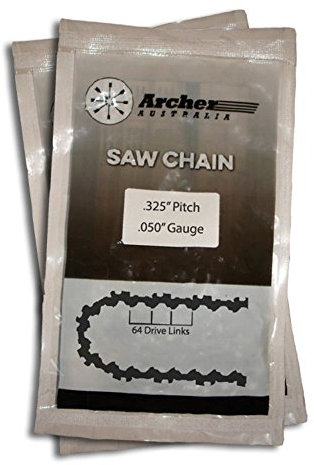 Archer Chaîne de tronçonneuse 2 pour scie à tronçonneuse Husqvarna 15 136 141 234 235 235E 236 240 240E