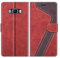 MOBESV Hülle für Samsung Galaxy J5 2016 Handyhülle, Lederhülle mit Kartenfach, Klapphülle mit Ständer, Flip Case Handytasche Schutzhülle, Modisch Rot