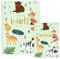 Cozy Racoon U-Heft- und Impfpasshülle | 3- teiliges Set | Hochwertige Hülle für Untersuchungsheft und Impfpass Deines Kindes | Design Zebra & Giraffe (ohne Personalisierung)