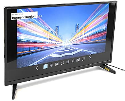 Sharp Aquos 32CB5E - 10 bit 32 HD Ready LED TV, DVB-T2/S2, 1366 x 768 Pixels, Nero, suono Harman Kardon, 3xHDMI 2xUSB, 2020 [Classe di efficienza energetica A+]