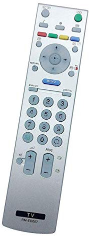 ALLIMITY RM-ED007 Reemplazo de Mando a Distancia para Sony Bravia TV KDF-50E2010 KDL-15G2000 KDL-20G2000 KDL-20S2000 KDL-20S2020 KDL-26P2530 KDL-26U2000 KDL-32P2530 KDL-40U2000 KDL-40U2520