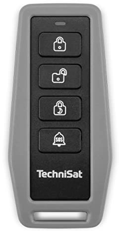 TechniSat TECHNISMART Fernbedienung – Erweiterung für das TECHNISMART Alarmsystem (Schlüsselanhänger, Fernsteuerung zur Aktivierung oder Deaktivierung des Alarmierungssystems, mit SOS Knopf)