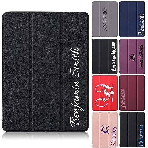 JGOYGYI Funda Personalizada Compatible con Lenovo Tab M10 TB-X605/TB-X505 10.1, Personalizable con Texto & Nombre Diseño,Ultra Slim PU Protectora Personalizado Carcasa con Función de Soporte