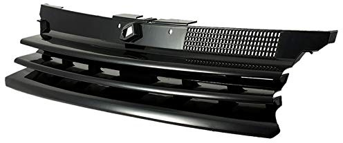 Flpeekash Parrilla Delantera Negra del Capó del Coche para Golf 4 MK4 R32 1997-2004 1J0853655G