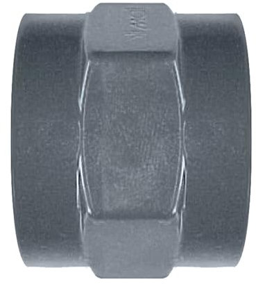 Jardibric - Manchon PVC F - Raccordements Arrosage Enterré - Raccords PVC à Visser - PN10 (F 40x49)