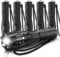 POCKETMAN LED-Taschenlampe, superhelle taktische Taschenlampe, Zoom-Fokus, 5 Leuchtmodi, geeignet für Camping, Wandern, Nachtlauf und andere verschiedene Situationen (6 Packungen)