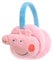 Gifts Treat Girls Ear Muffs Pink Pig Earmuffs Cute Animal Ear Covers with Adjustable Headband for Kids Winter Warm Accessory Soft