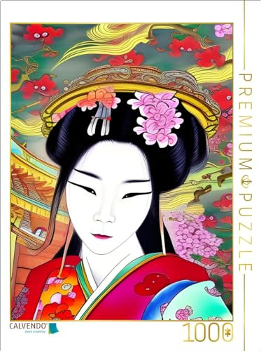 CALVENDO Puzzle Geisha | 1000 Teile Lege-Größe 64 x 48 cm Foto-Puzzle für glückliche Stunden