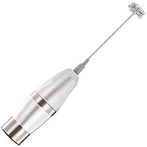 GaRcan Fouets pour la Cuisson Mini mousseurs à Lait électriques Fouet mousseur à Boisson, Fouet électrique, Shaker à Lait, Mélangeur à café à Main, Mousseur à Outils de Cuisine