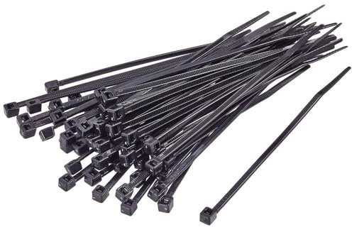 TRU COMPONENTS TC-BT-1000-12.4-UVB Kabelbinder 1000 mm 12.4 mm Schwarz UV-Witterungsstabil 100 St.