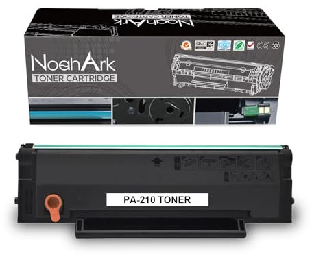 NoahArk Kompatibel mit PA-210 PA210 Tonerkartusche Ersatz für P2500W P2502W P2508W M6500NW M6500N M6500W M6550NW M6552NW M6558NW M6600N M6600NW M6602NN W M6600 8NW Priner, 1 Schwarz