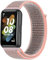 Nylon Armbänder für Huawei Band 7, Sport Armband Uhrenarmband, Ersatzarmband für Huawei Band 7 (Pink)