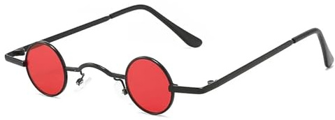 YUEZHAN Sonnenbrille Herren Vintage Runde Sonnenbrille Herren Kleine Rahmen Metall Sonnenbrille Damen Retro Mode Brillen Uv400