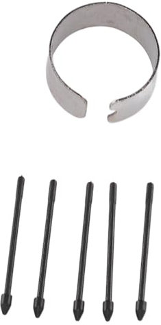 Lot de 10 Pointes de Stylet Numérique EMR de Rechange pour Stylet de Tablette Remarkable 1 2 pour King Write MR05, pour Note 10, Note 10 Plus (Black)
