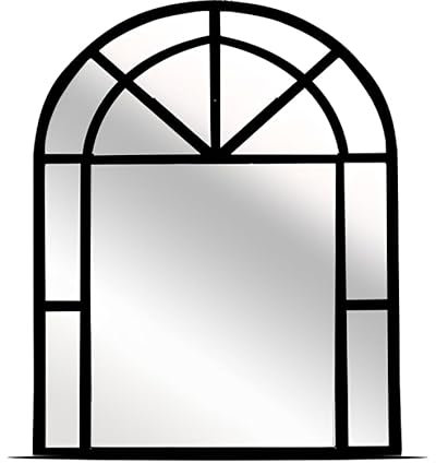 FORNOR 28205 Espejo Negro PVC Ventana 50 x 76 cm