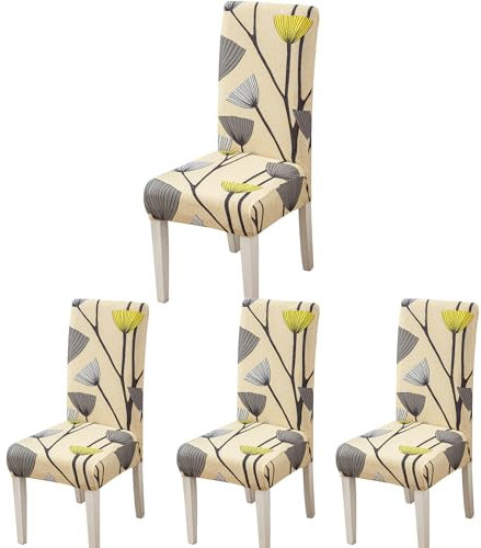 ARNTY Stuhlhussen Esszimmer Stuhlhussen Schwingstühle Universal Hussen für Stühle für Esszimmer