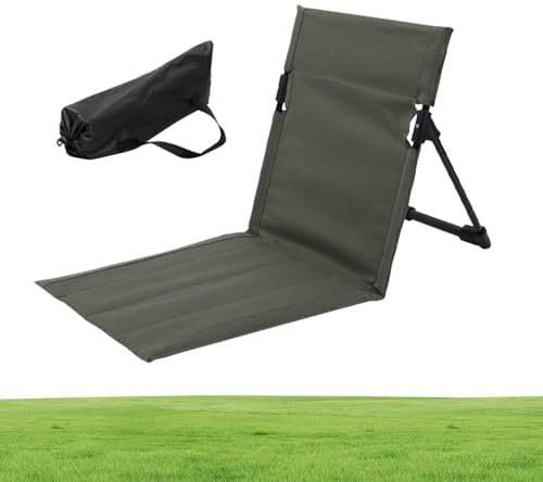 Tumbona de playa – Tumbona de piscina plegable | Silla ligera de bronceado de playa con respaldo ajustable, tumbona costera para tomar el sol, viajar y relajarse, para uso interior y exterior
