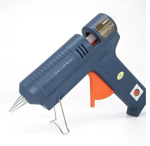KAKAK Crafting Melting Glue Gun, 150W Hot Melt Glue Gun, Adjustable Temperature Glue Gun For 11mm Glue Stick, Industrial Melt Gun, Long Nozzle DIY Repair Tool for DIY Arts Quick Home Repairs